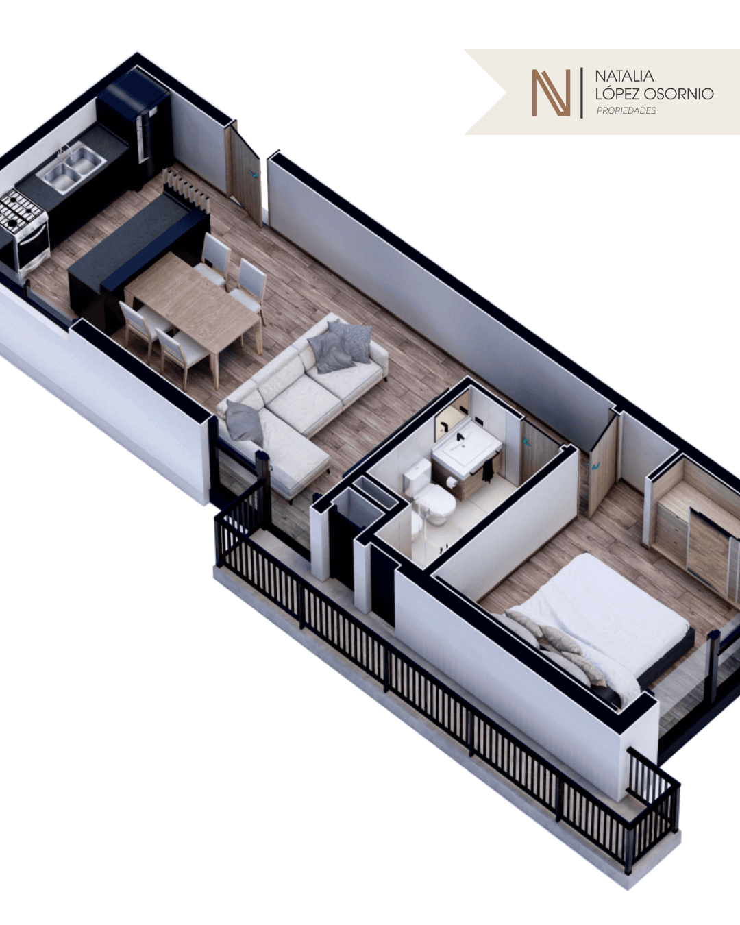 🏙️ Dptos. al POZO (1 dorm.) B. M. Moreno - 10