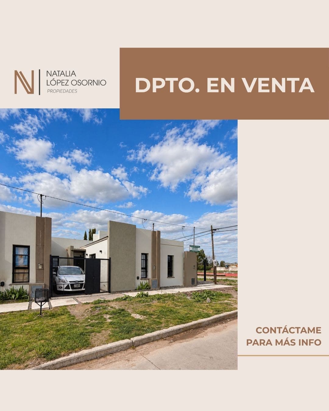 Dpto. en venta a estrenar en PB ✨